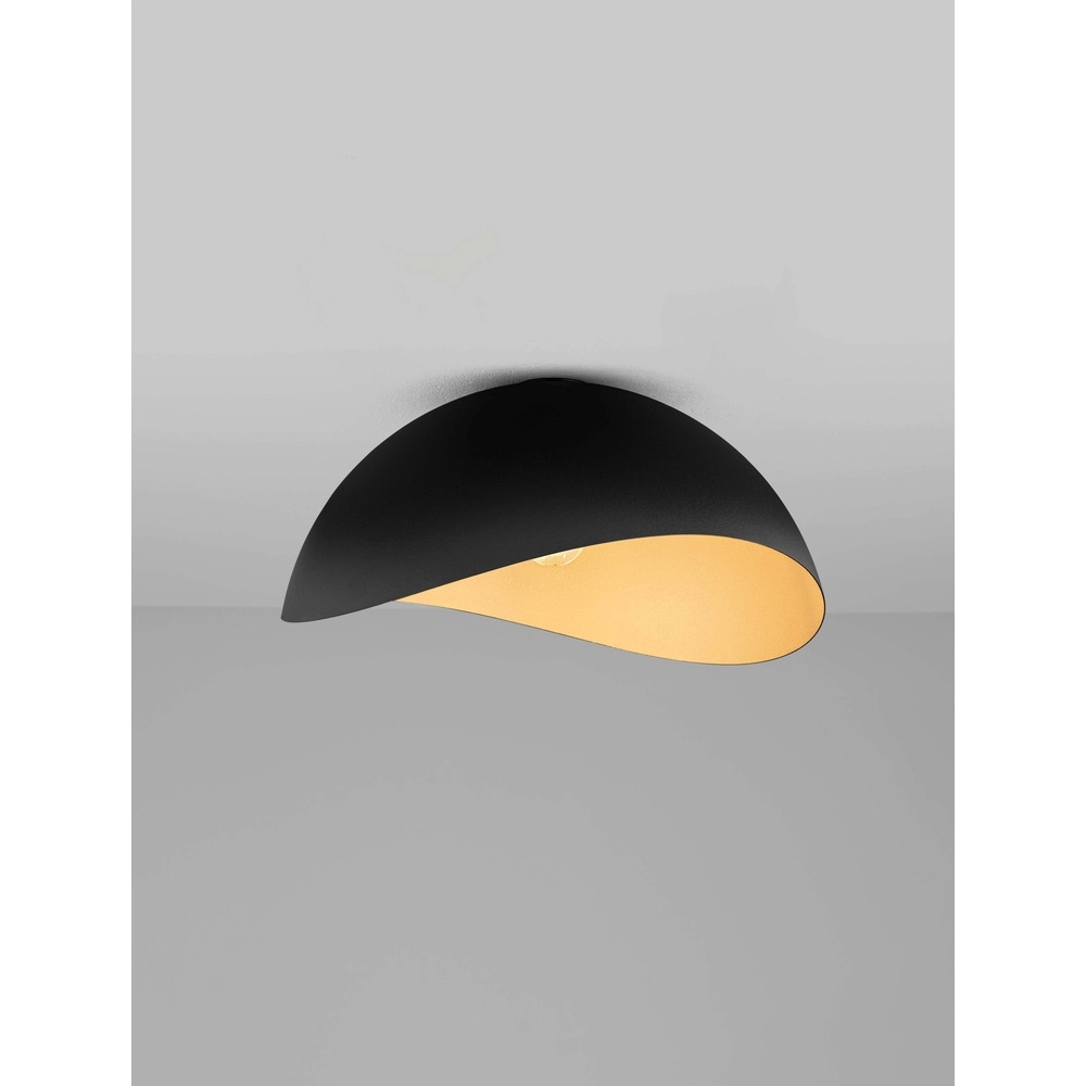 Plafonnier Opsi noir avec or Ø 50cm Plafonnier Opsi noir avec or Ø 50cm