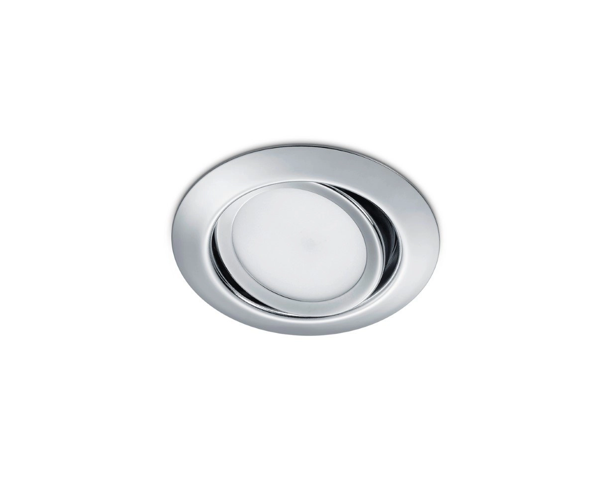 Spot encastré LED Rila 5w - 3000K - 8,2cm gris argenté