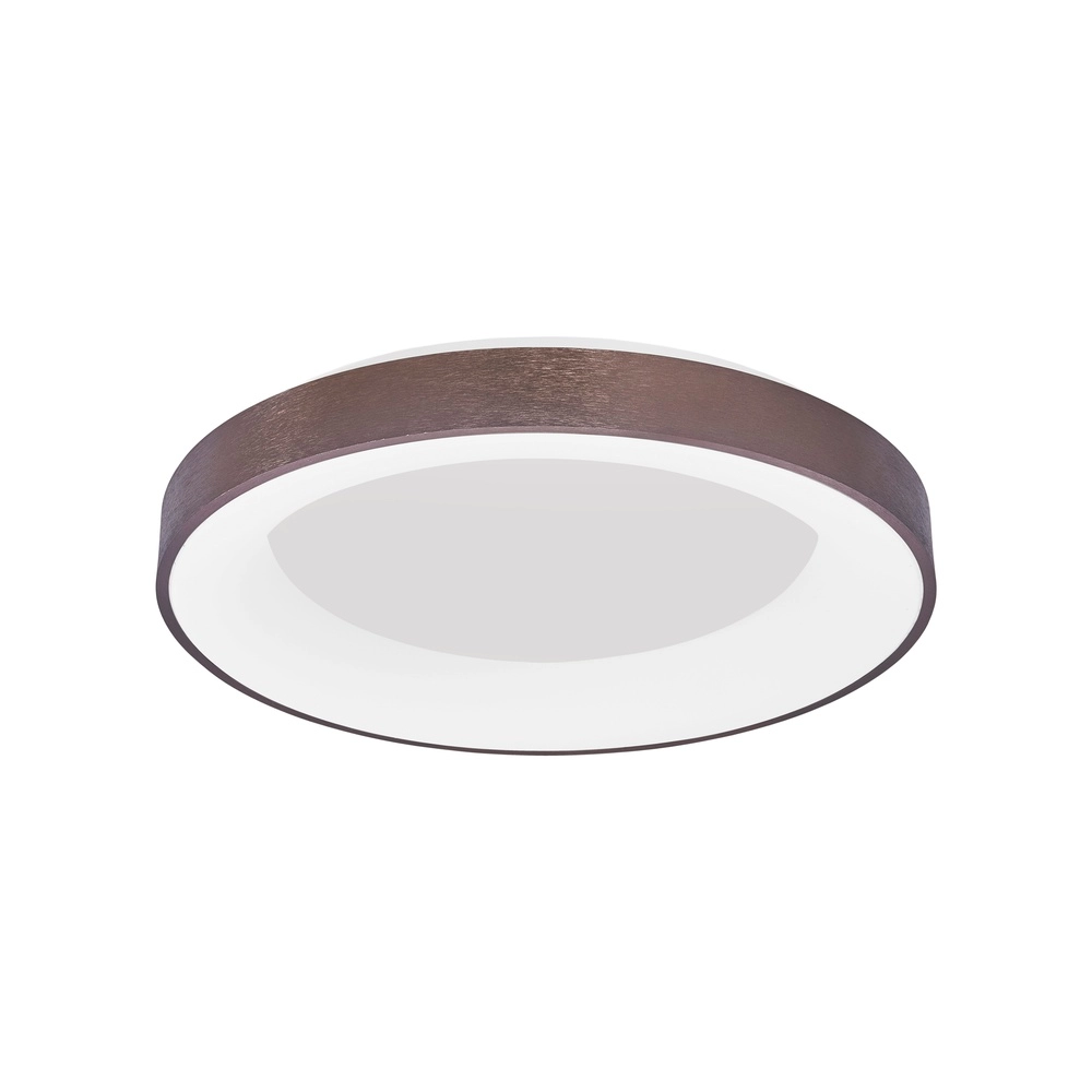 Plafonnier Rando Thin marron café Ø 60cm Lyora 5212017420121