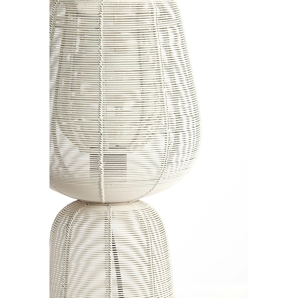 Lampe de table Aboso blanc Ø 18cm Light & Living 8717807701529