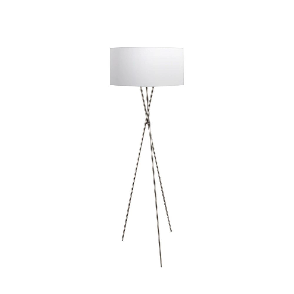 Lampadaire Fondachelli Trépied gris avec blanc Lampadaire Fondachelli Trépied gris avec blanc
