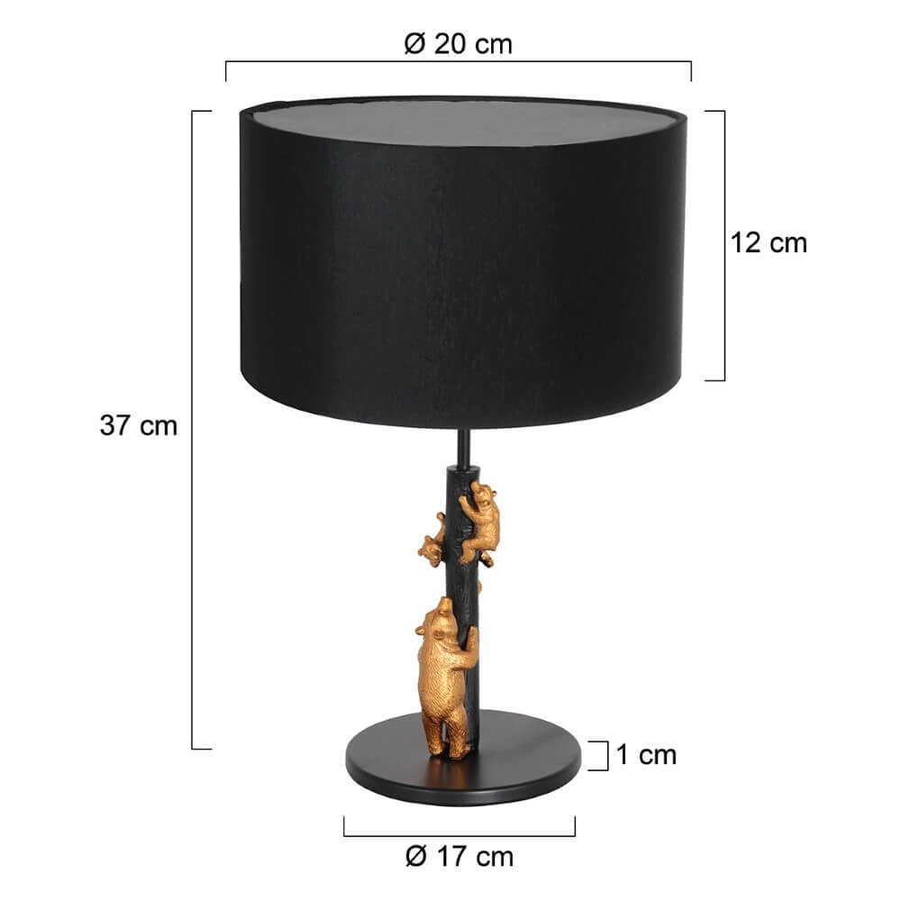 Lampe de table design Animaux avec de l'or Steinhauer 8712746152562