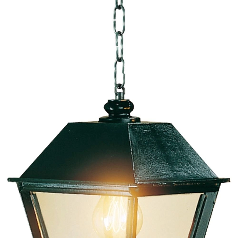 Lampe suspendue de porche Bergeijk Chain K6C noir KS 8714732148245