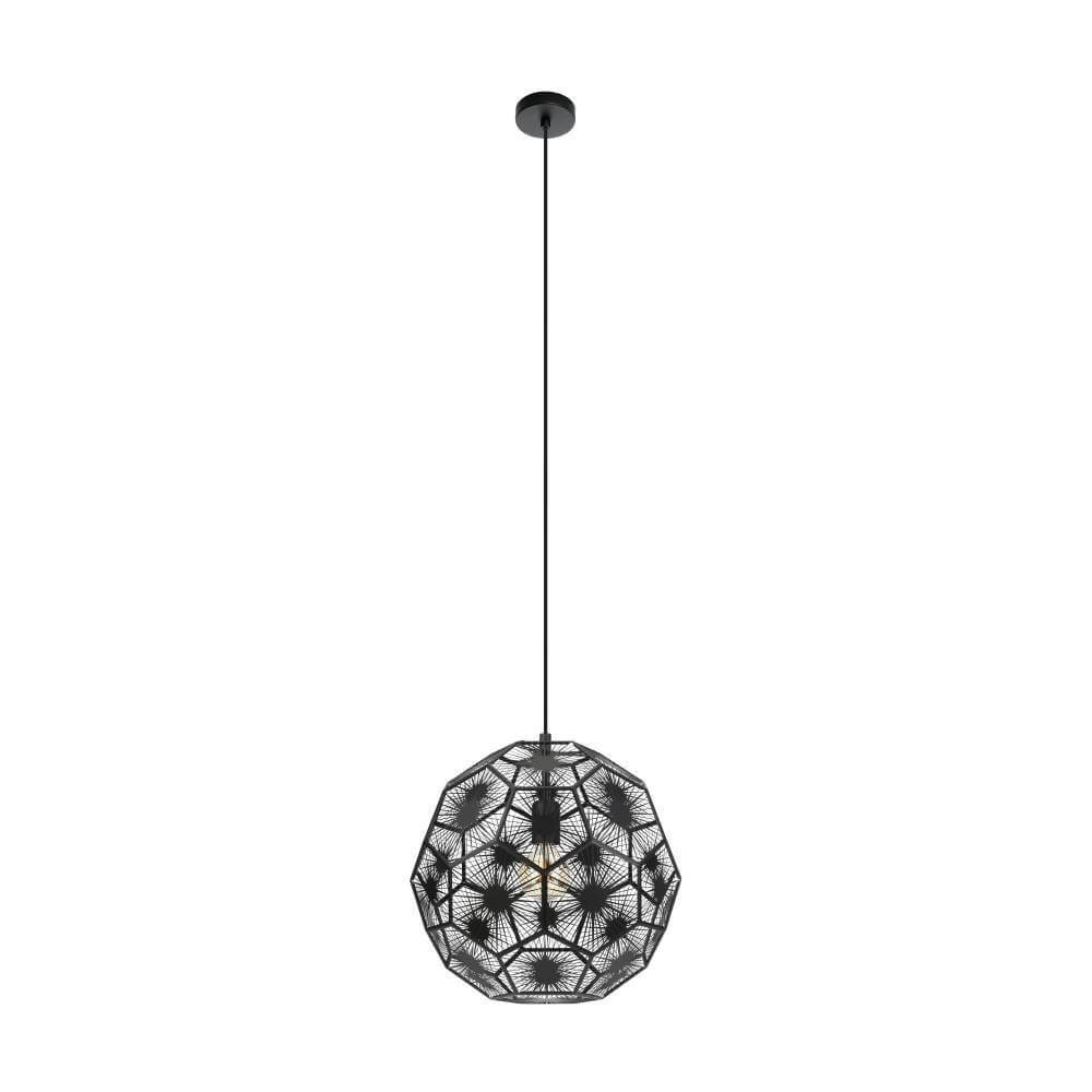 Lampe suspendue noire Skoura 1 Ø 41 cm