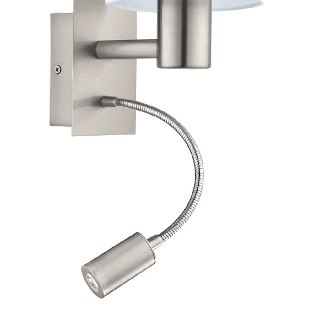 Applique murale Pasteri blanc avec lampe de lecture Eglo 9002759964771