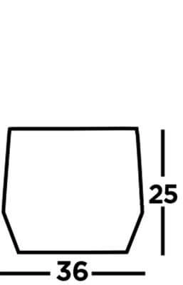 Plafonnier Bois Square Searchlight 5053423189369