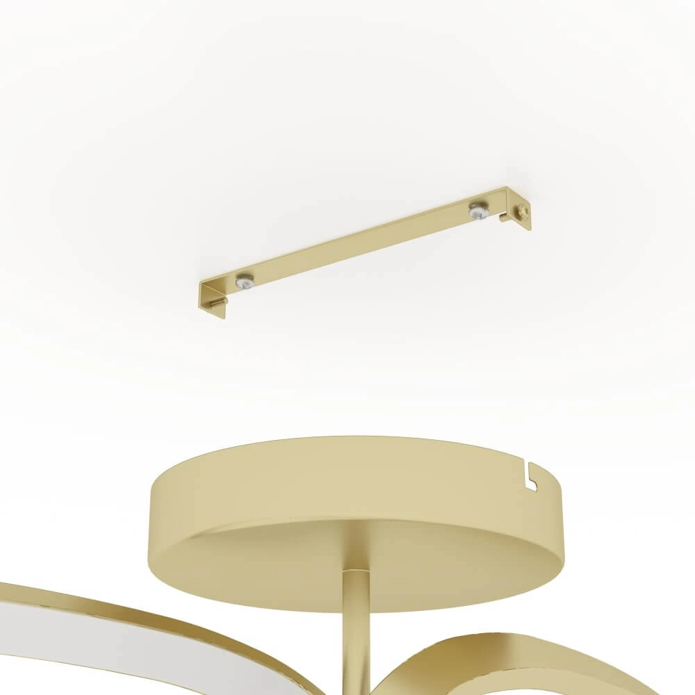 Designer ceiling lamp Lodosa gold - 72cm Stars of Light 9008606240609
