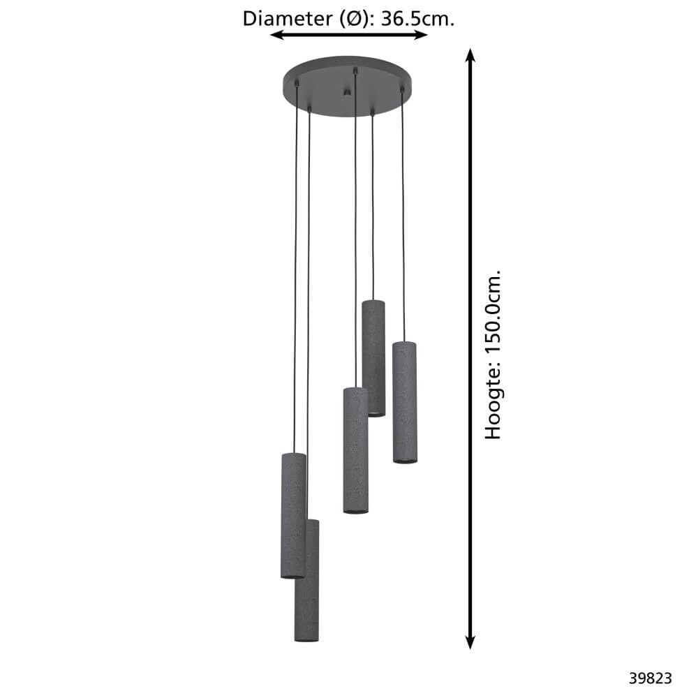 Lampe suspendue ronde Mentalona Ø 37 cm Stars of Light 9002759398231