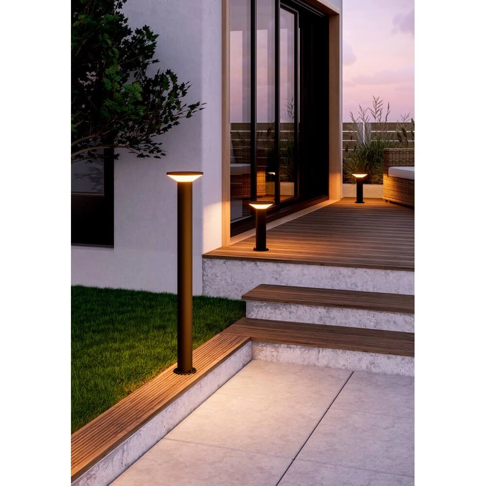 Lampe de jardin Rigosa noir 1m Eglo 9008606355839