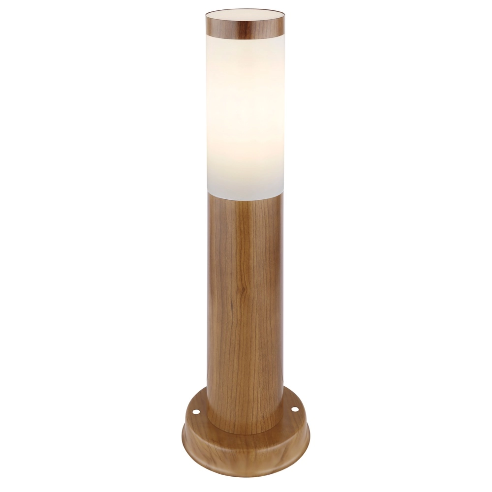 Lampe de jardin Boston bois avec blanc