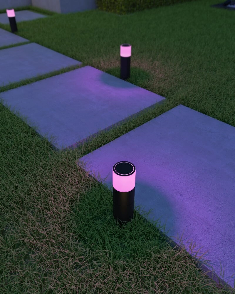 Lampe d'extérieur intelligente Link Post 45 cm - noir Circle 8712879149545