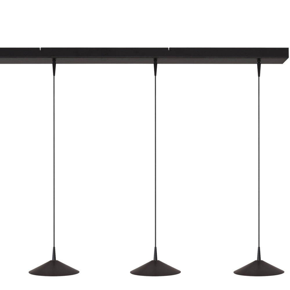 Lampe suspendue à 4 lumières Ceppo noir Ø 18cm Masterlight 8718121352060