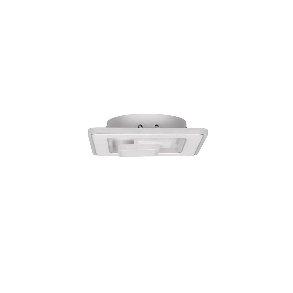 Lampe de plafond Tamaro Carré blanc Trio 4017807704396
