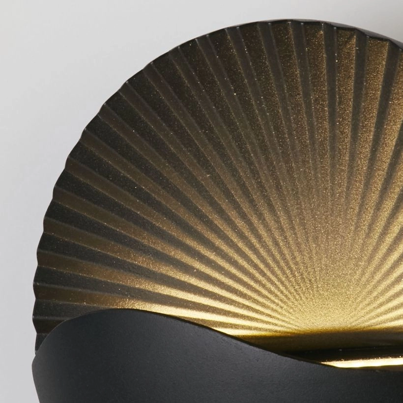 Applique murale moderne Sunrise noir Lyora 5053423289038