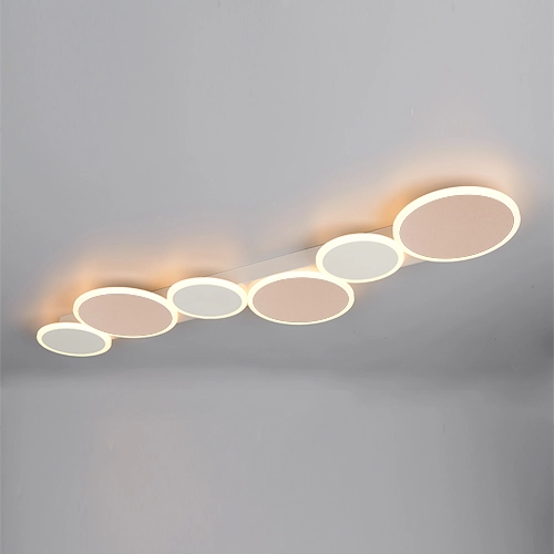 Lampe de plafond Ovela marron moka