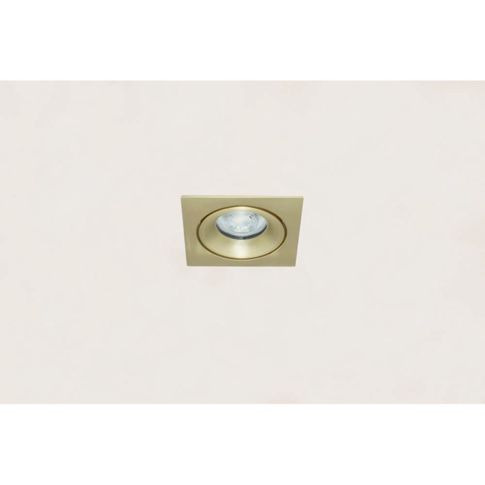 Spot encastré carré Alice Or mat Artdelight 8720701100404