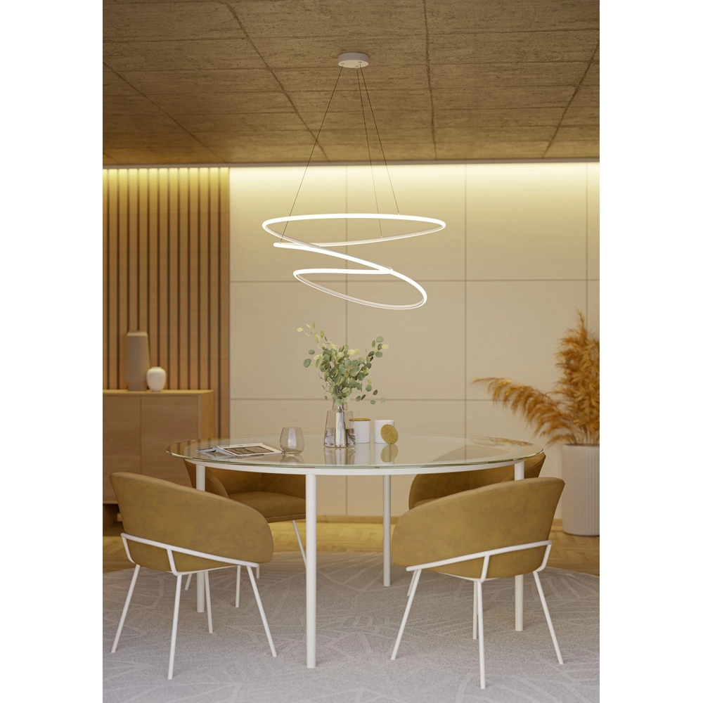 Lampe pendante moderne Racale Ø 78 cm de bronze Eglo 9008606391424