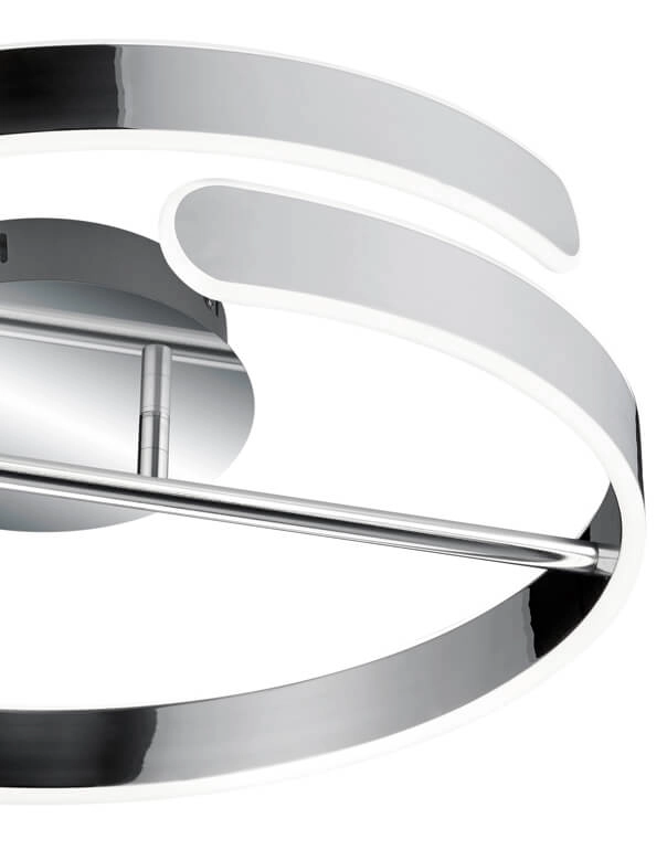 Plafonnier LED Parma chrome Trio 4017807525663