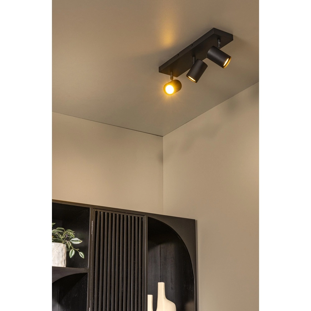 Lampe de plafond Amigo Noir à 3 lumières Lucide 5411212531025