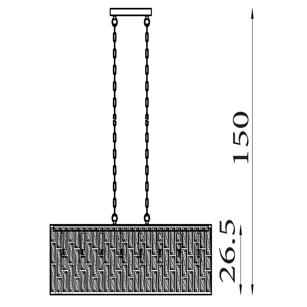 Suspension Bijou laiton Searchlight 5053423283074