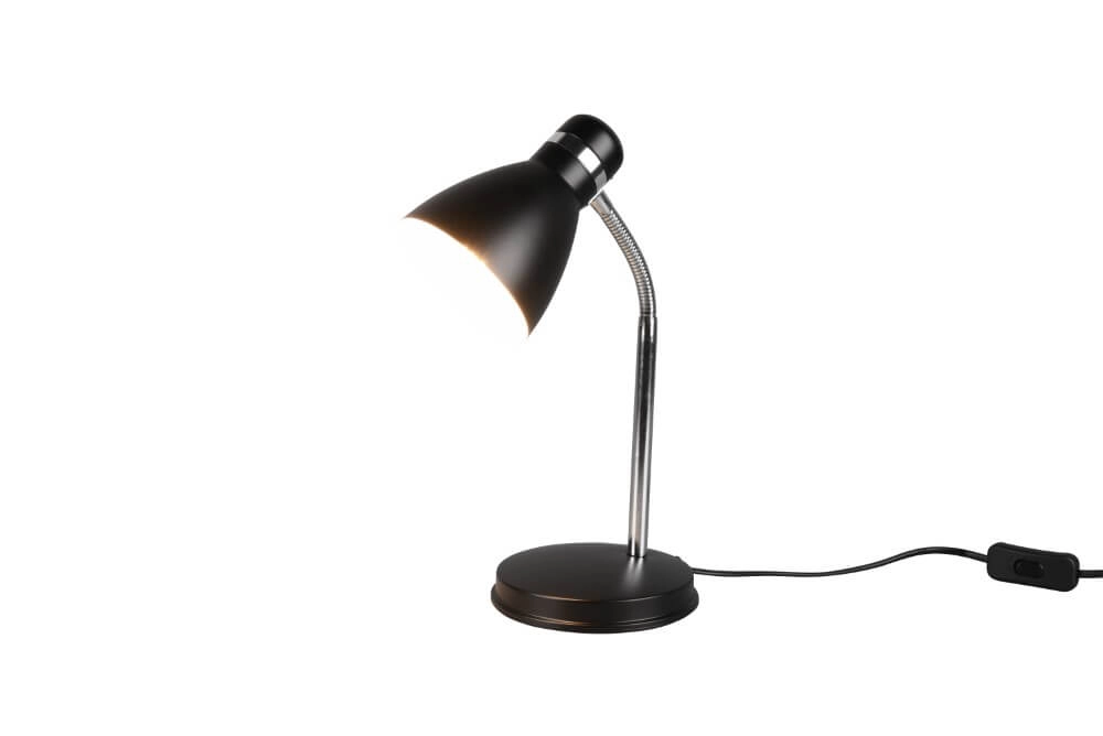 Lampe de bureau noire Harvey Trio 4017807524246