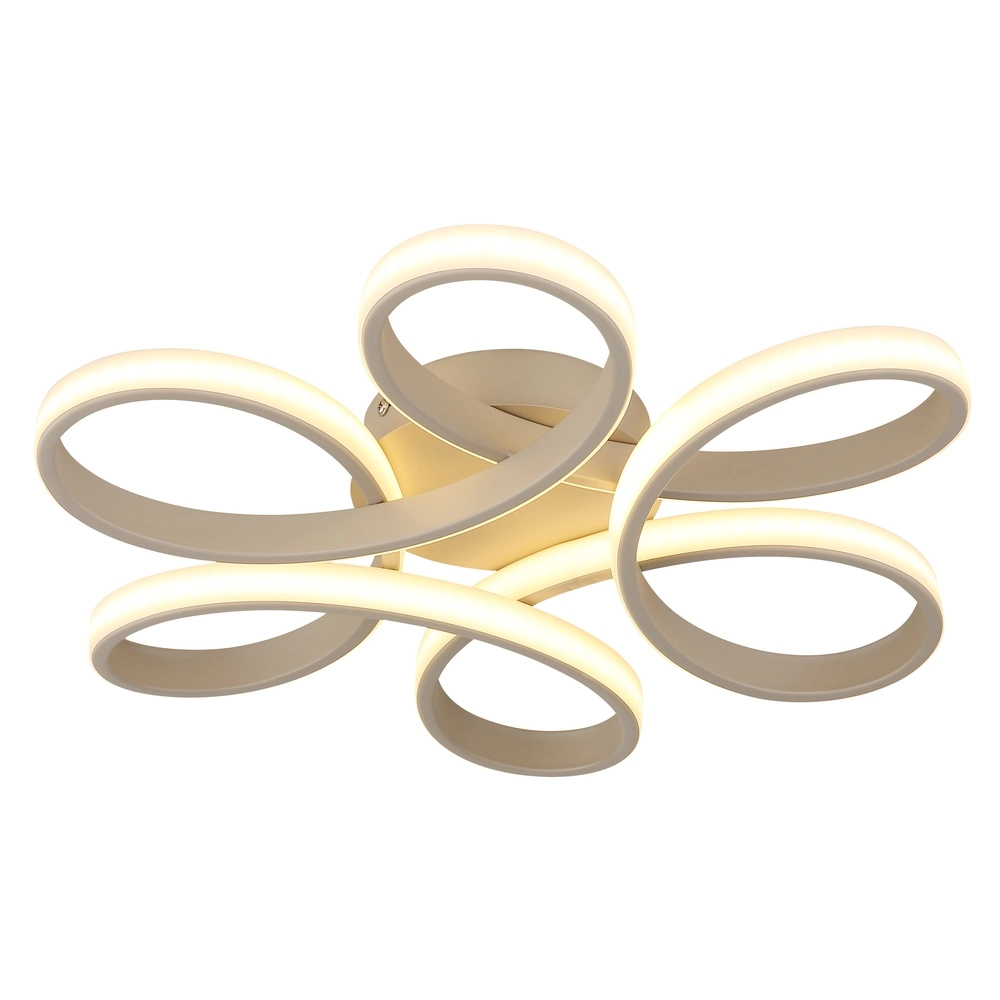 Lampe de plafond à design Orbita brun sable Globo 9007371581313