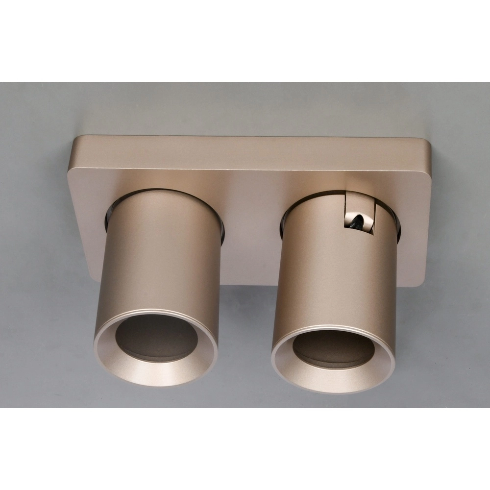 Spot double en saillie Megano champagne Artdelight 8720701103474