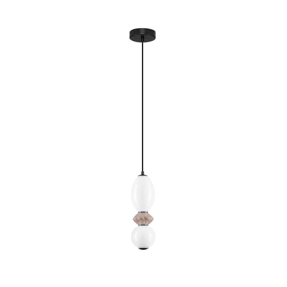 Suspension Pallina Blanc - Moka Suspension Pallina Blanc - Moka