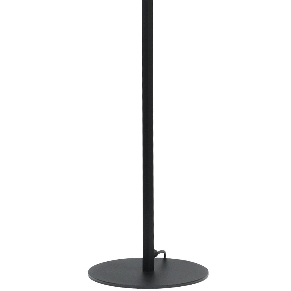 Lampadaire noir Venus 175cm avec abat-jour Fleur Masterlight 8718121206721