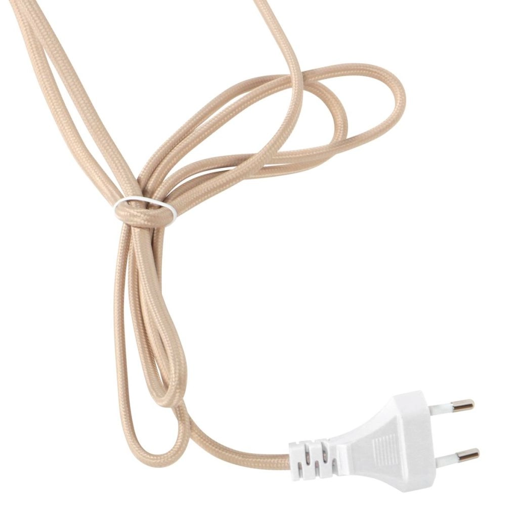 Lampe de table en pierre Travino avec une teinte paille Ø30cm Steinhauer 8712746183450