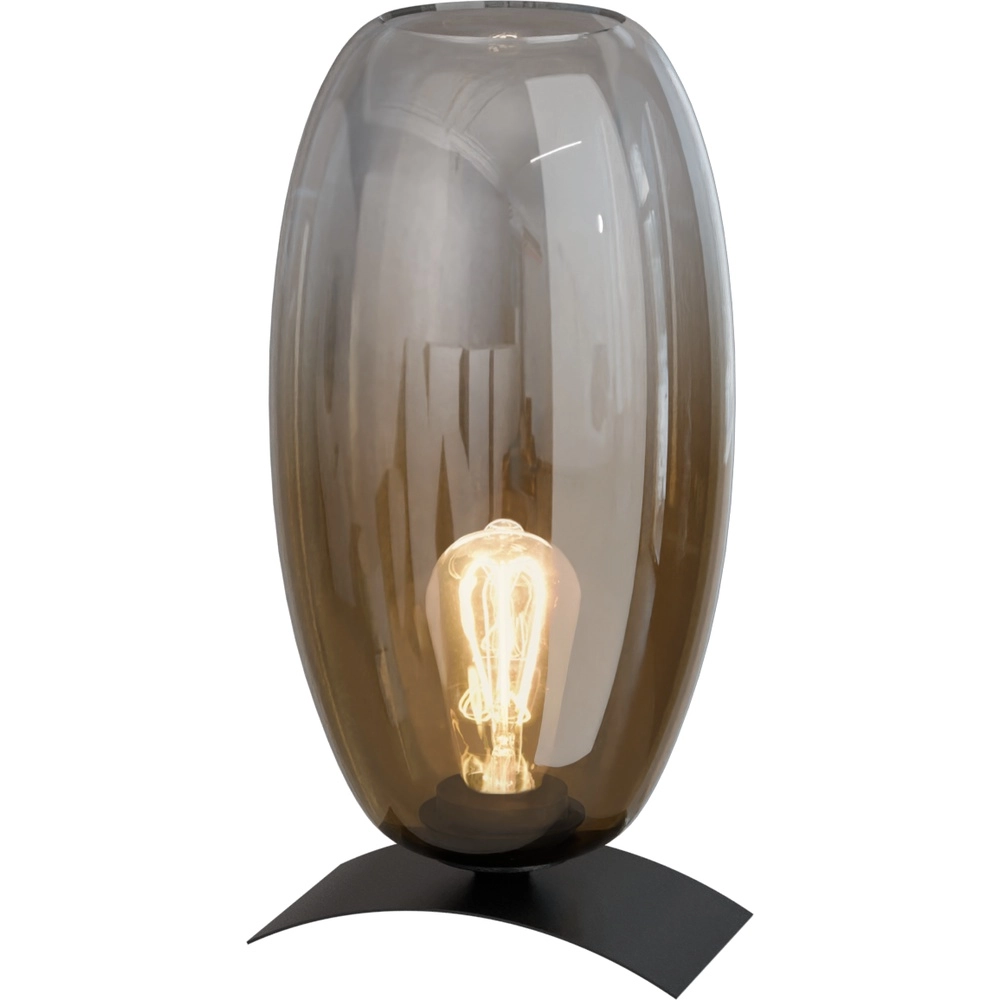 Lampe de table Olive Ø18,5 cm verre - noir