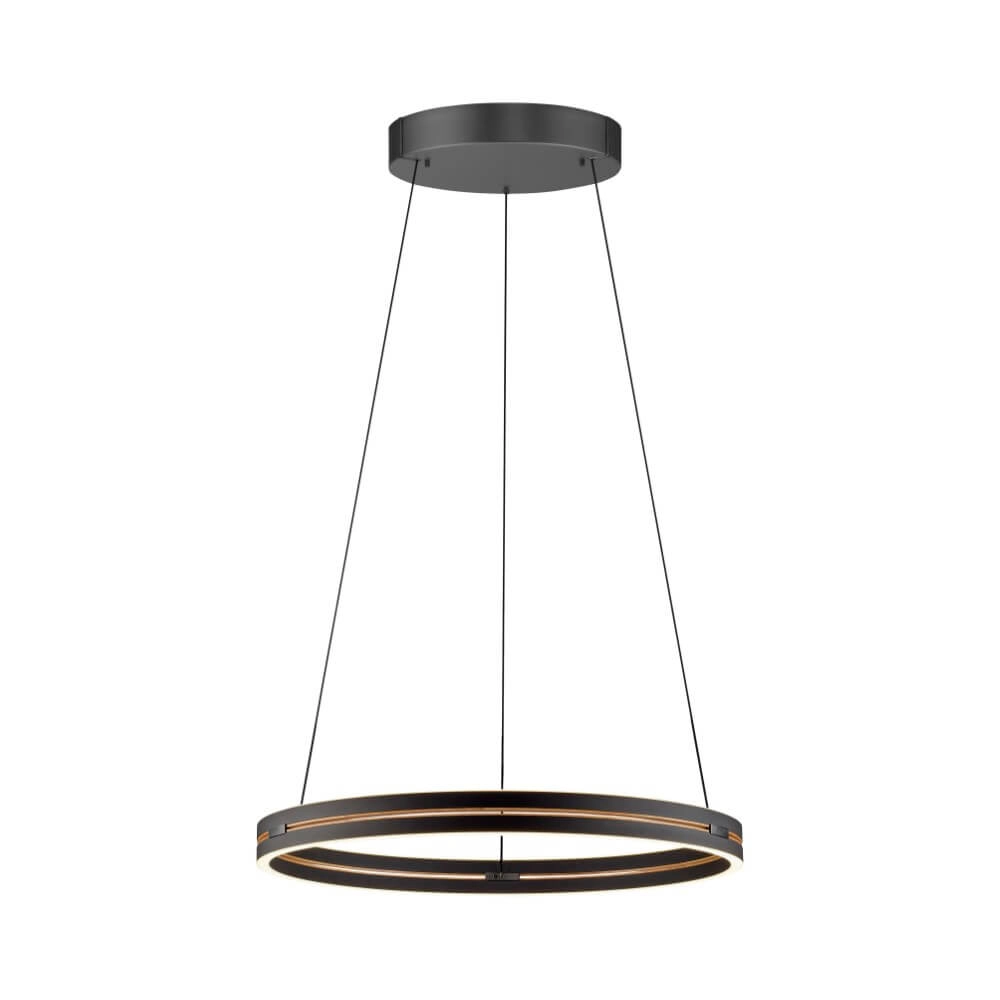 Lampe suspendue élégante Pure E-Loop noir Ø 70cm Lampe suspendue élégante Pure E-Loop noir Ø 70cm