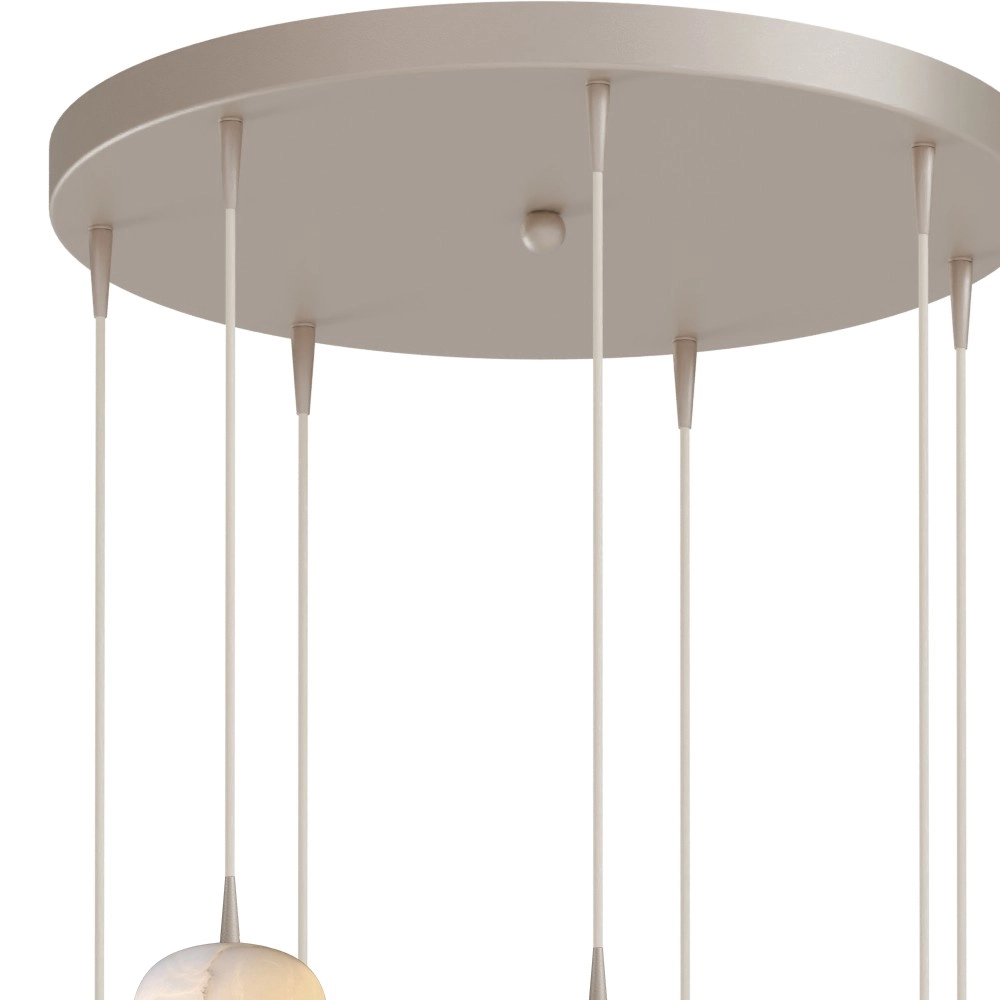 Lampe pendante de conception Alta Terra beige clair à 7 Masterlight 8718121438306