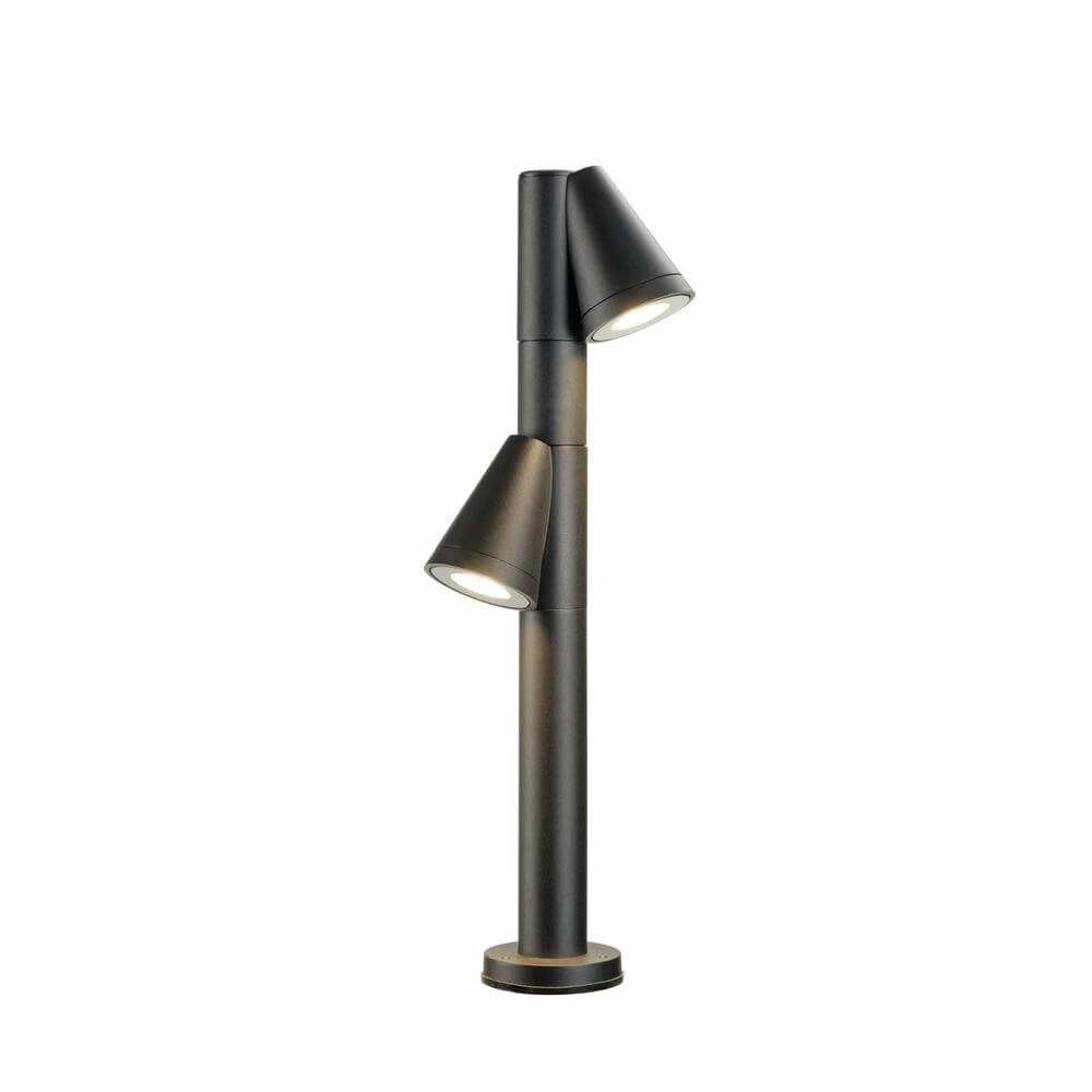 Éclairage de chemin T-Tube 70 Pole 70cm noir double Éclairage de chemin T-Tube 70 Pole 70cm noir double