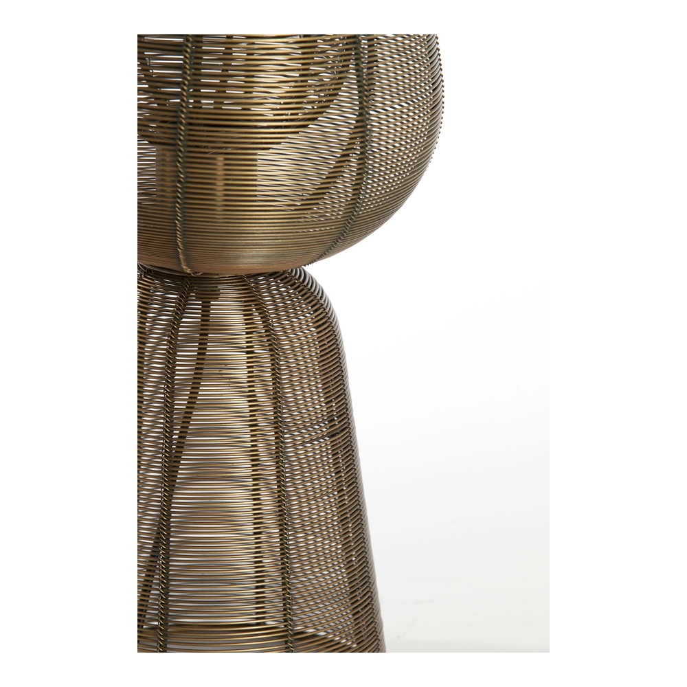 Lampe de table Aboso bronze cuivré Ø 18 cm Light & Living 8717807701512