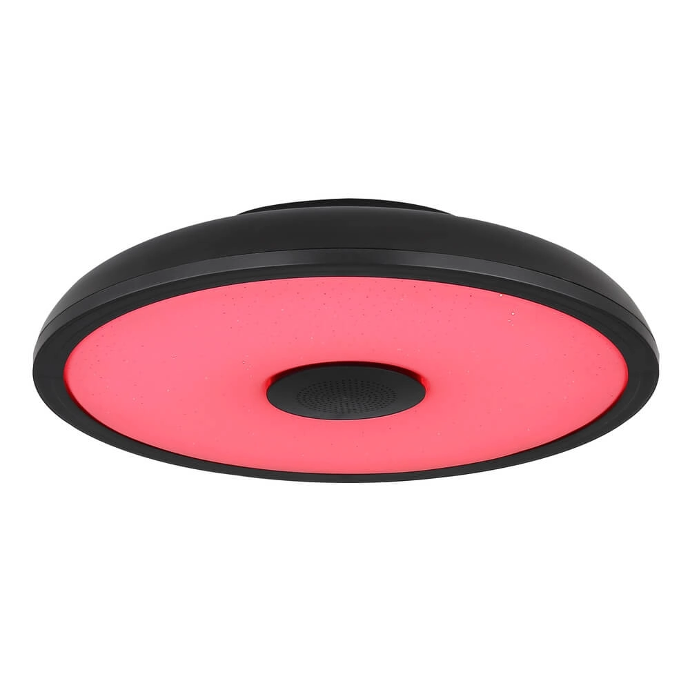 Plafonnier noir Raffy Ø 28cm Globo 9007371418848