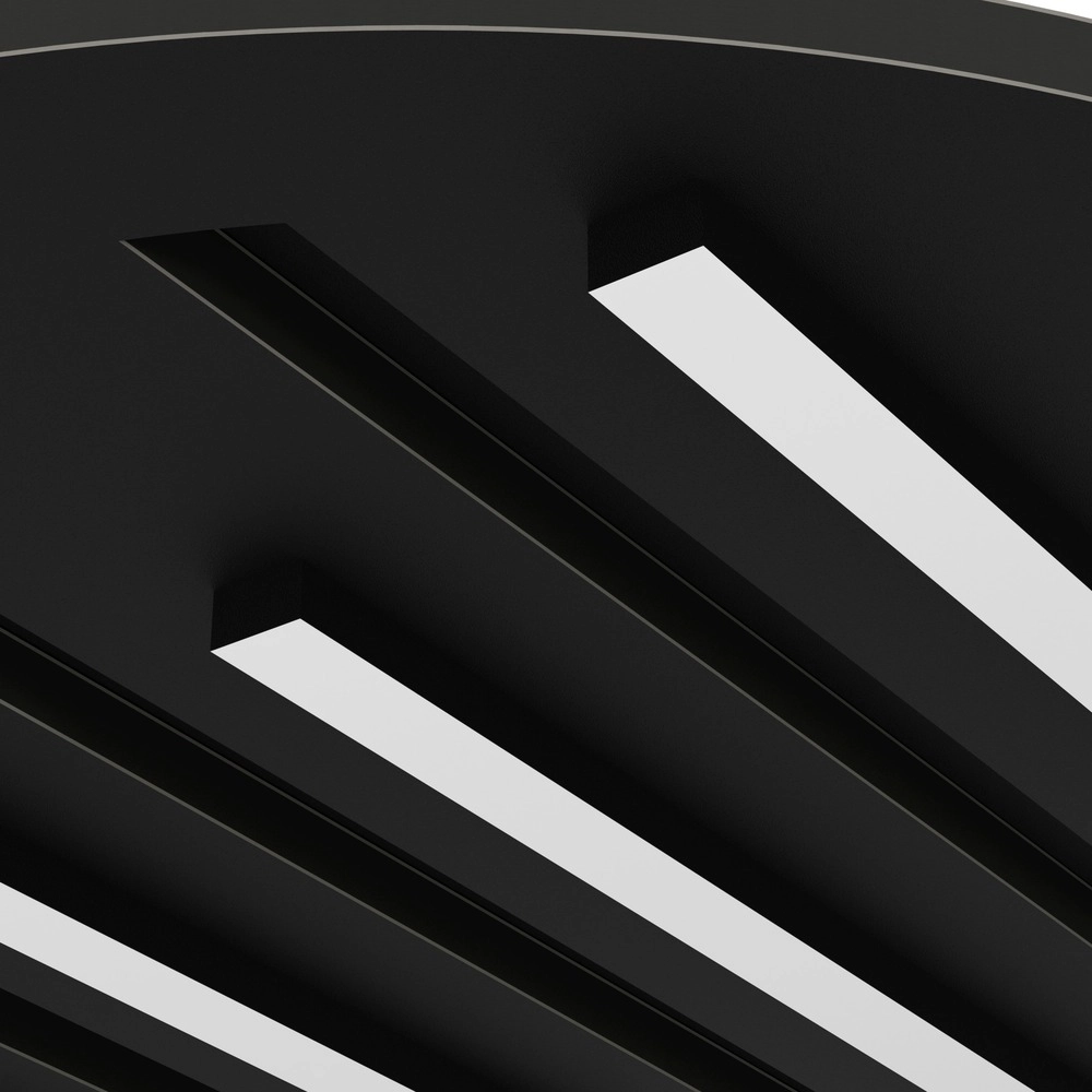 Éclairage de plafond intelligent Pitrignani-Z rond Ø 38cm noir Eglo 9008606390519