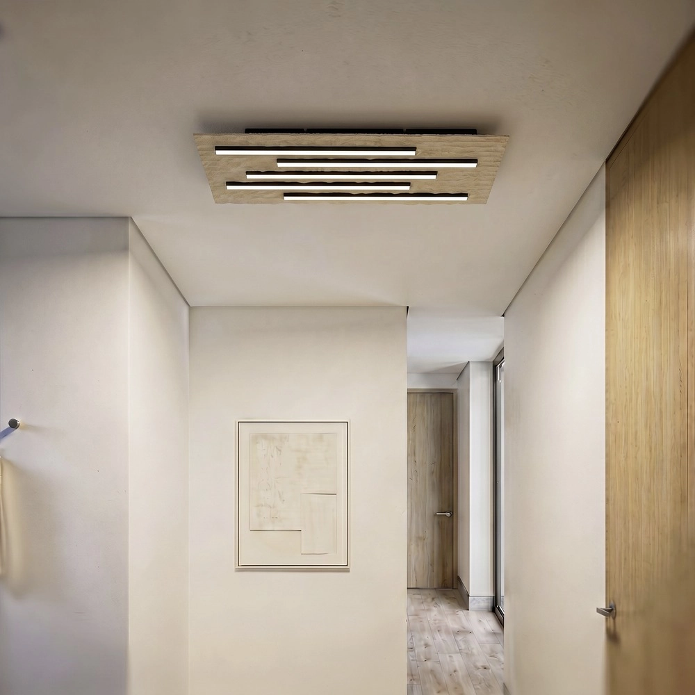 Lampe de plafond Campomarino brun sable 60 cm Eglo 9008606409112