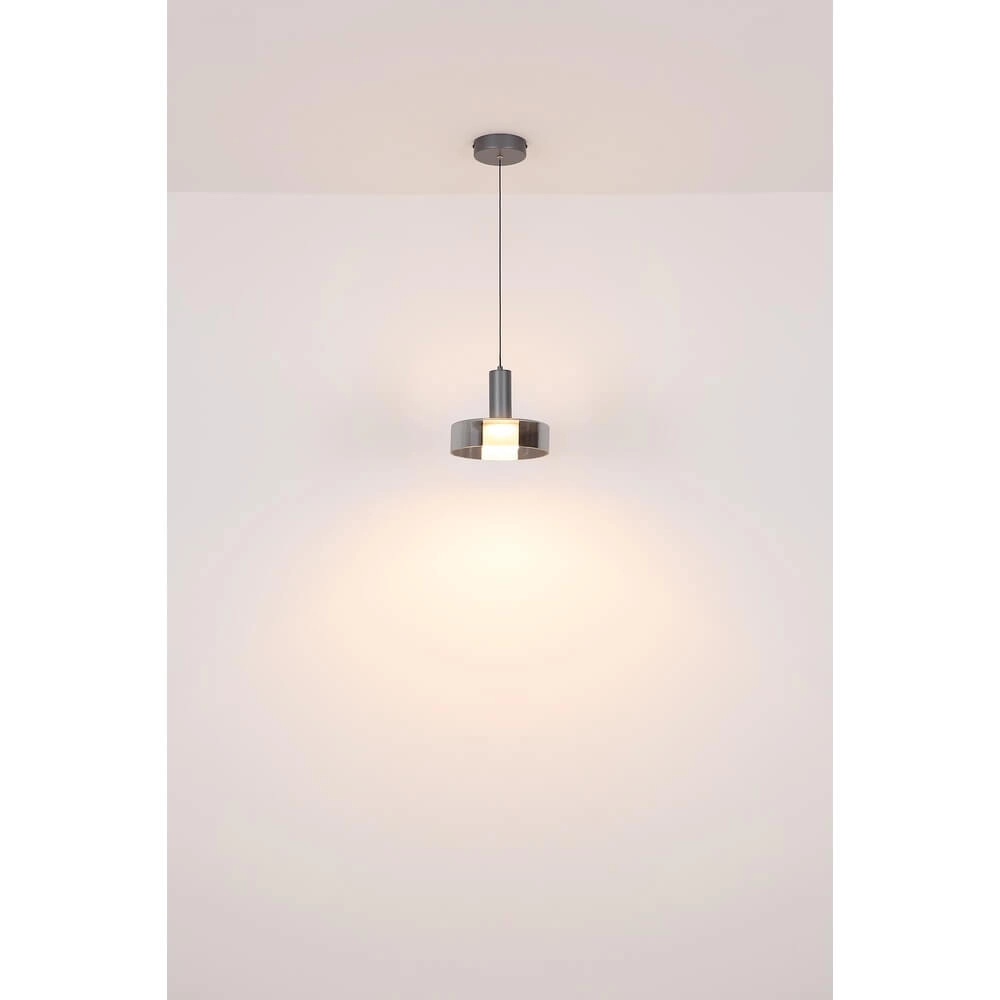 Suspension élégante Grant gris Ø 22cm Globo 9007371474899