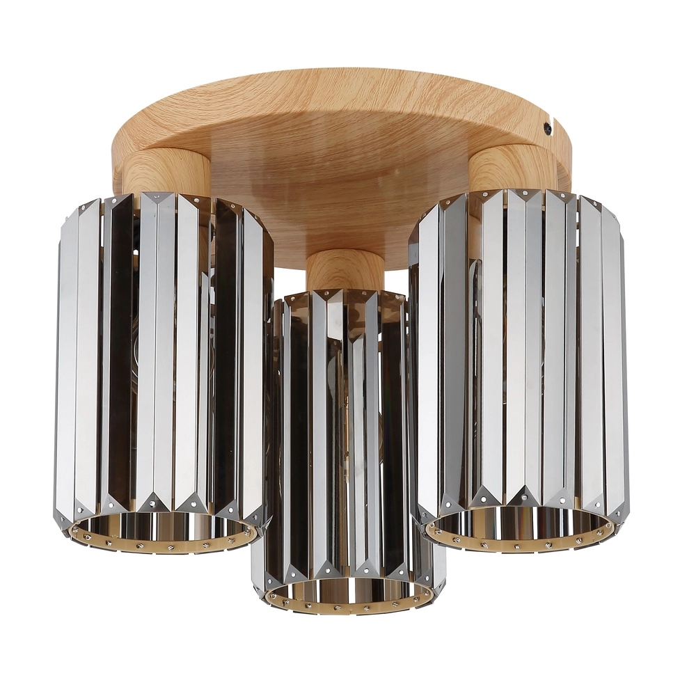 Lampe de plafond Run bois Globo 9007371507979