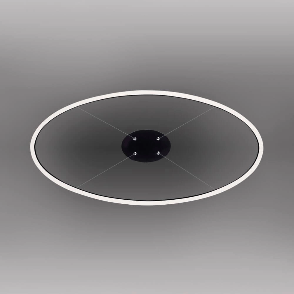 Lampe à suspension anthracite Titus Ø80cm Paul Neuhaus 4012248375211