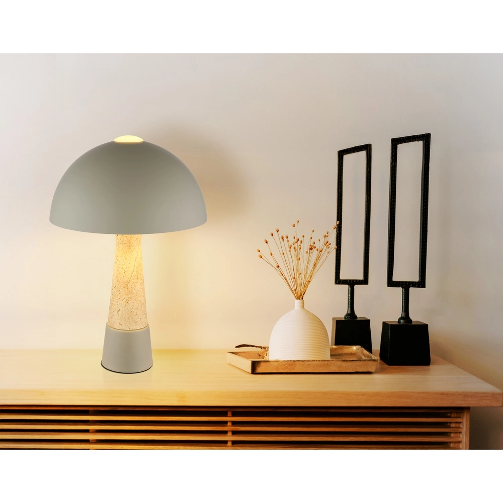 Lampe de table unique Paulin gris Globo 9007371572694