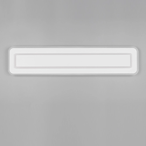 Lampe de plafond moderne Riva Blanc 90 cm Trio 4017807682953