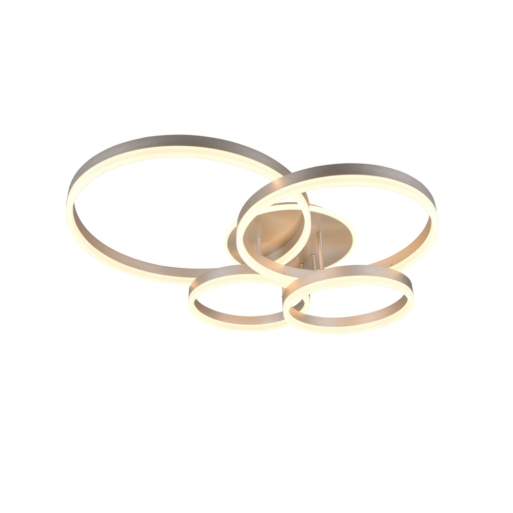 Plafonnier Drake Nickel Moderne Plafonnier Drake Nickel Moderne