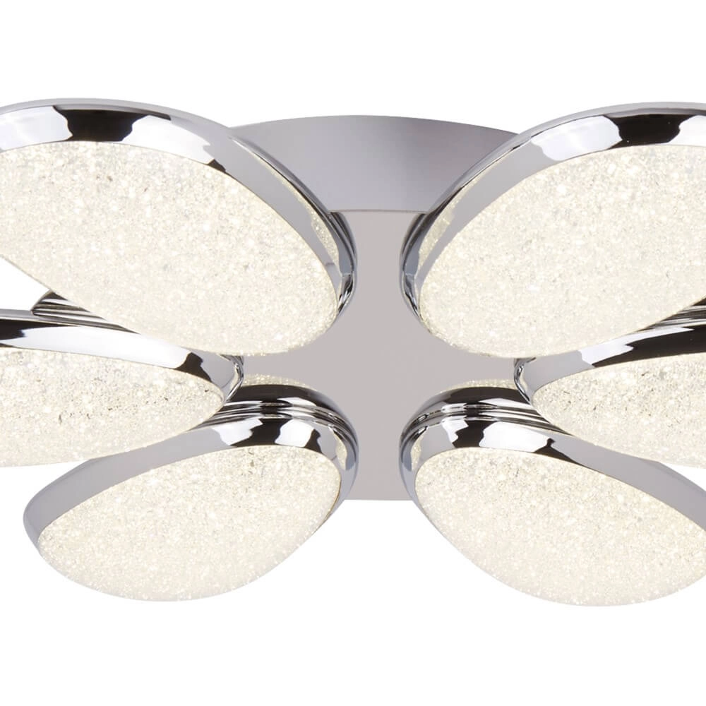 Plafonnier Lori 6 gris clair Searchlight 5053423097633