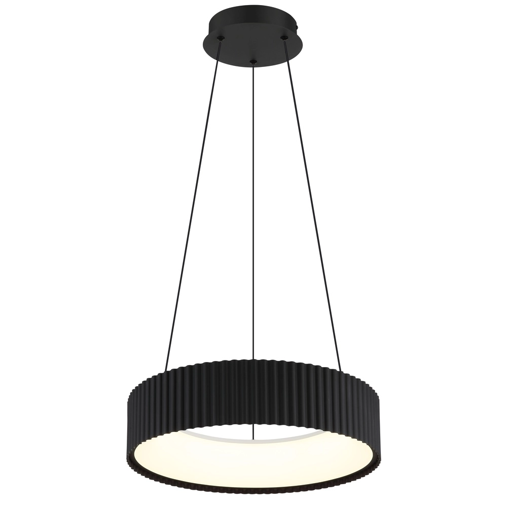 Lampe pendante de conception Kemp noir Ø 46cm