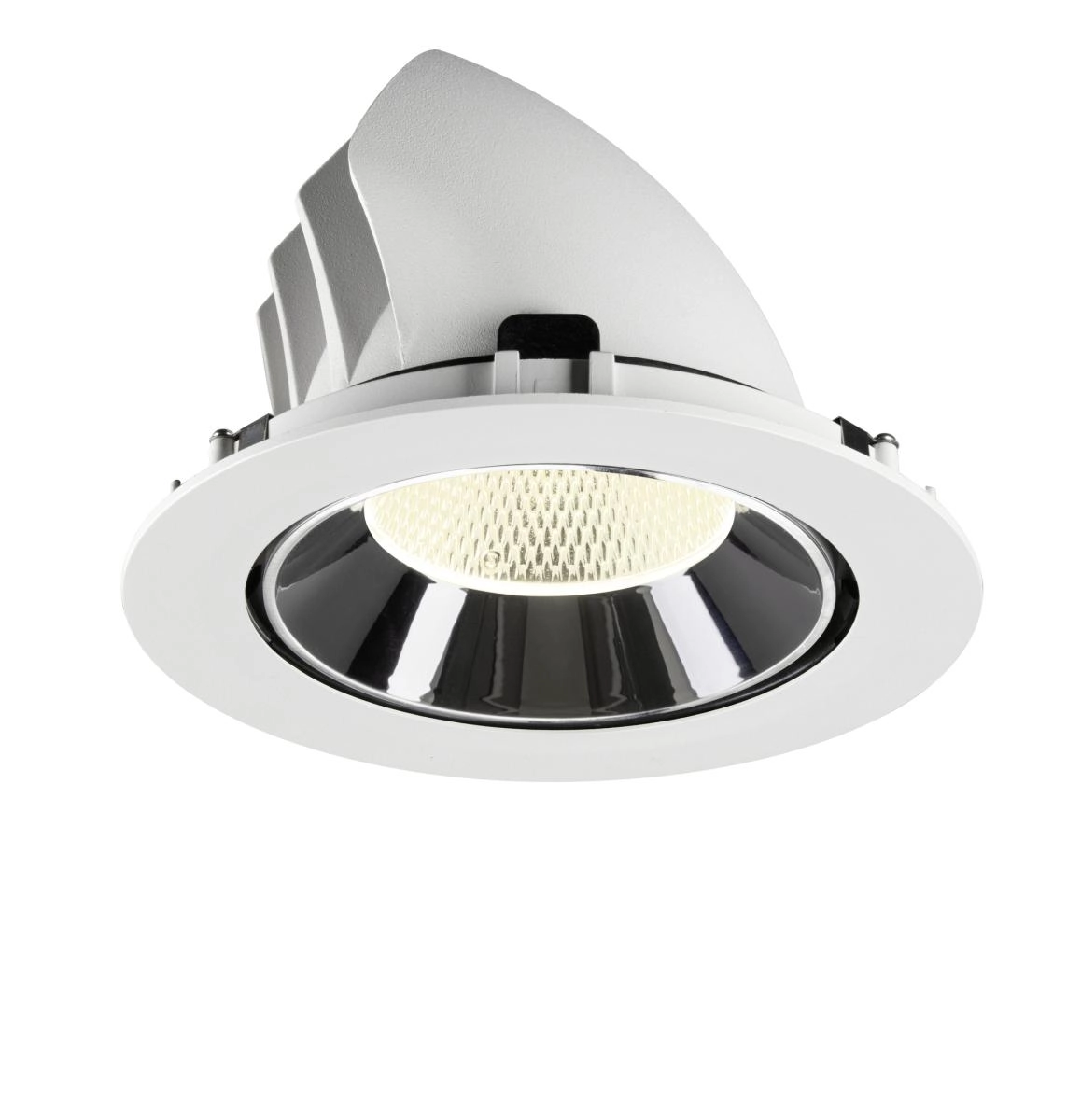 Spot encastré Numinos Gimble XL blanc/chrome 4000K - 20 deg SLV 4024163308434