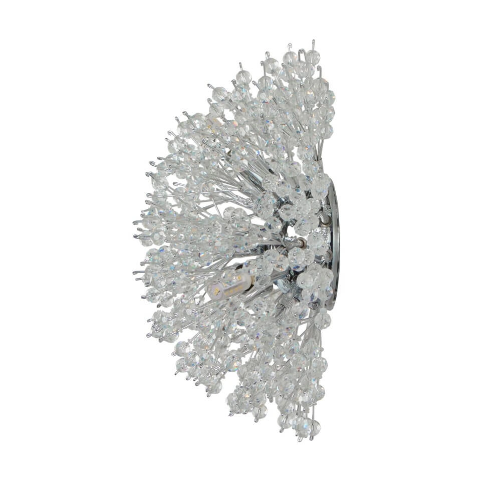 Applique Sunburst Ø 29cm chromé Searchlight 5053423243795