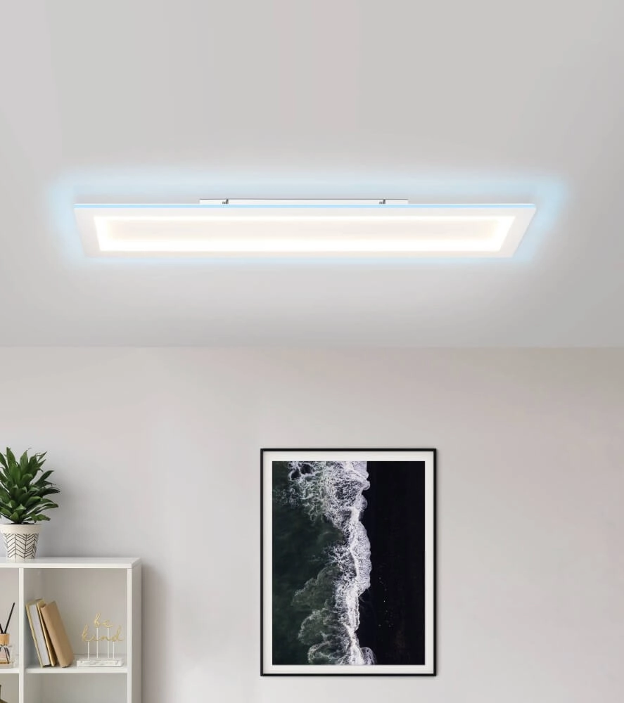 Plafonnier rectangulaire Padrogiano-Z blanc Eglo 9008606244201