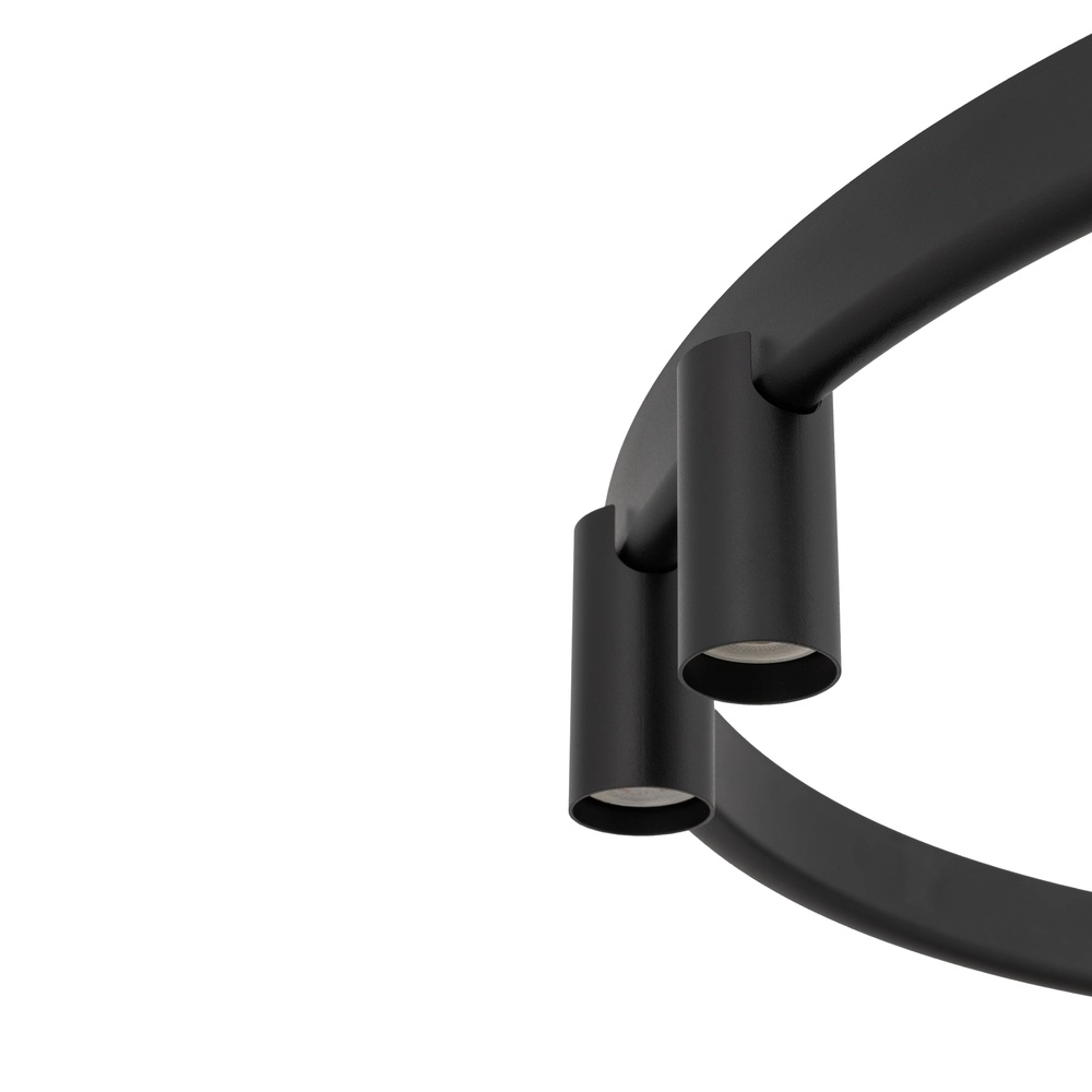 Lampe pendante de conception Fourty noir Ø 80cm Lyora 5903139122856